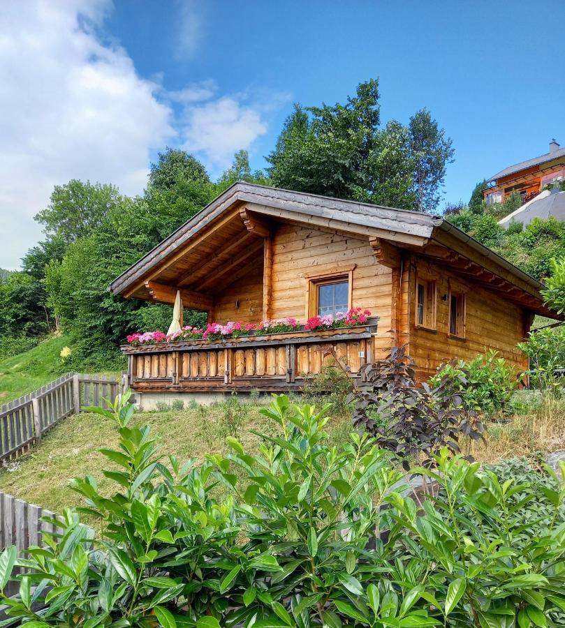 Das Paradieschen Edlitz - Stilvolles Blockhaus Mit Kamin Экстерьер фото