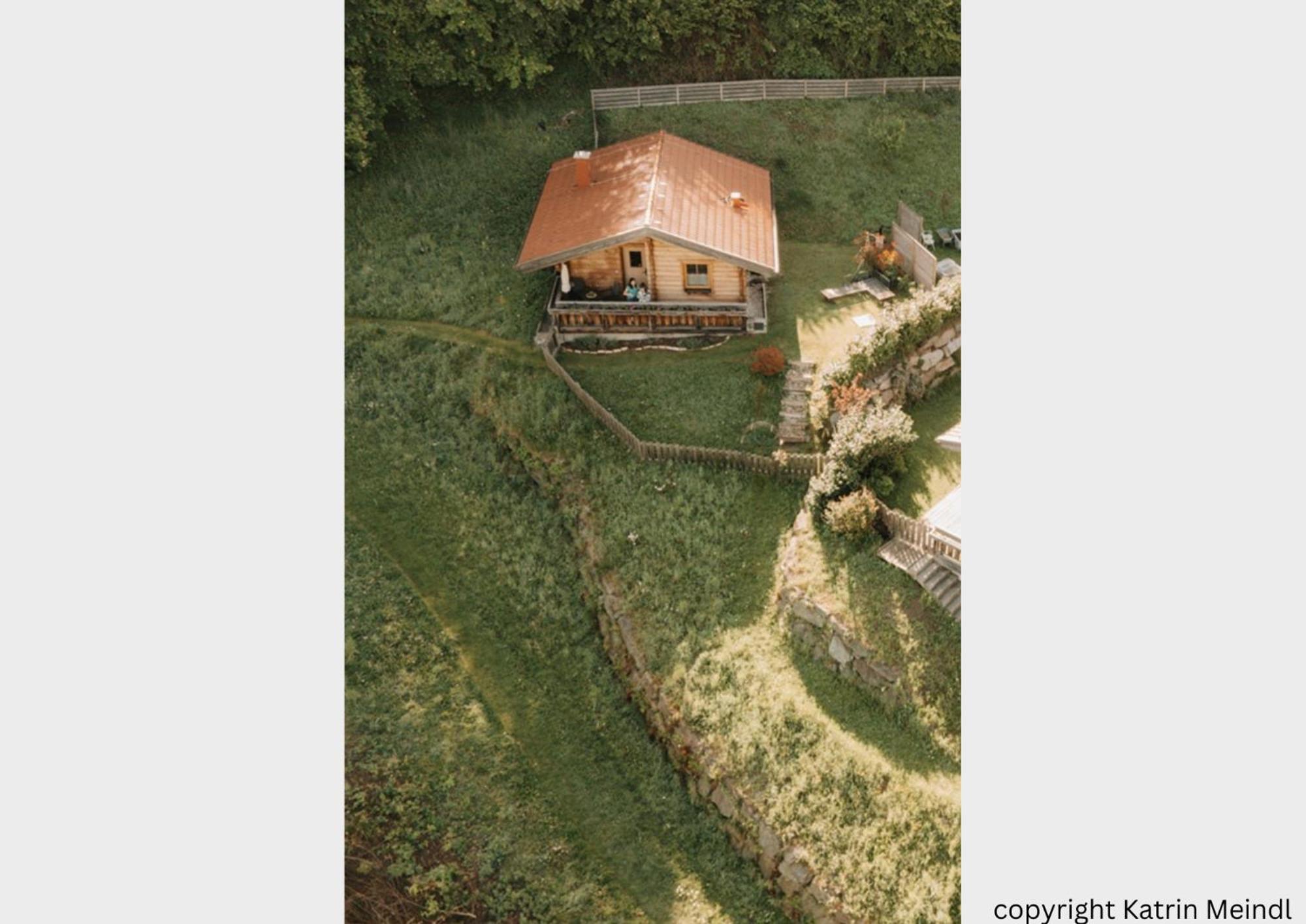 Das Paradieschen Edlitz - Stilvolles Blockhaus Mit Kamin Экстерьер фото